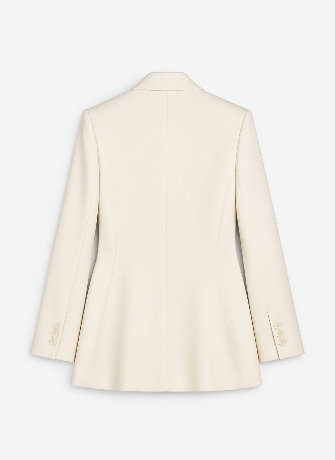 Blazer Estruturado Transpassado com Abotoamento Duplo